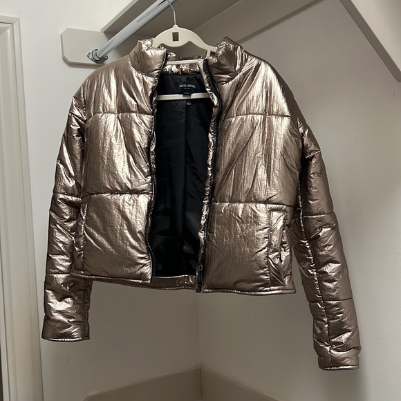 Bella metallic crop puffer - Picture 6 of 6